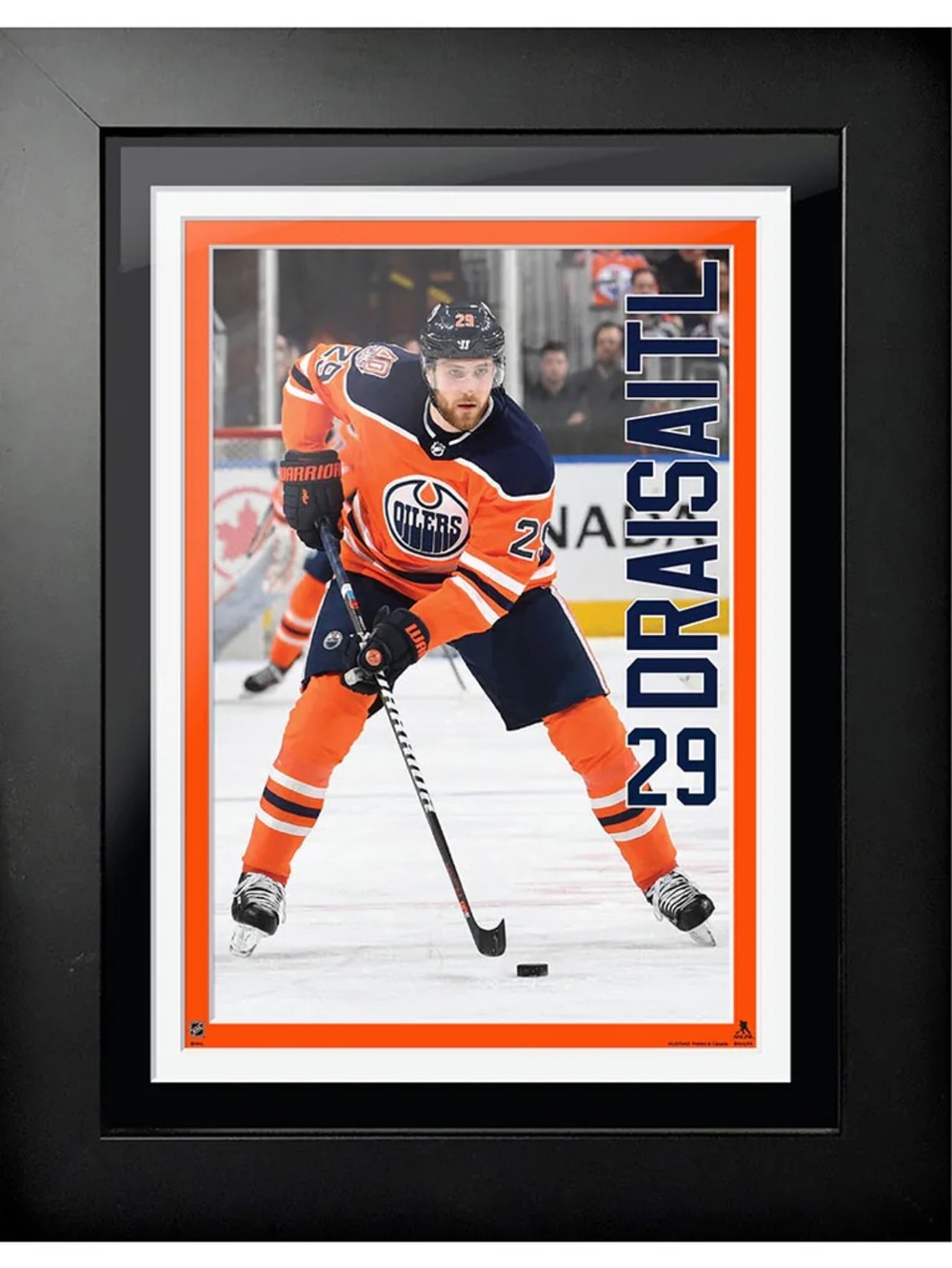 NHL Reebok Edmonton Oilers Leon Draisaitl Jersey, Size 48